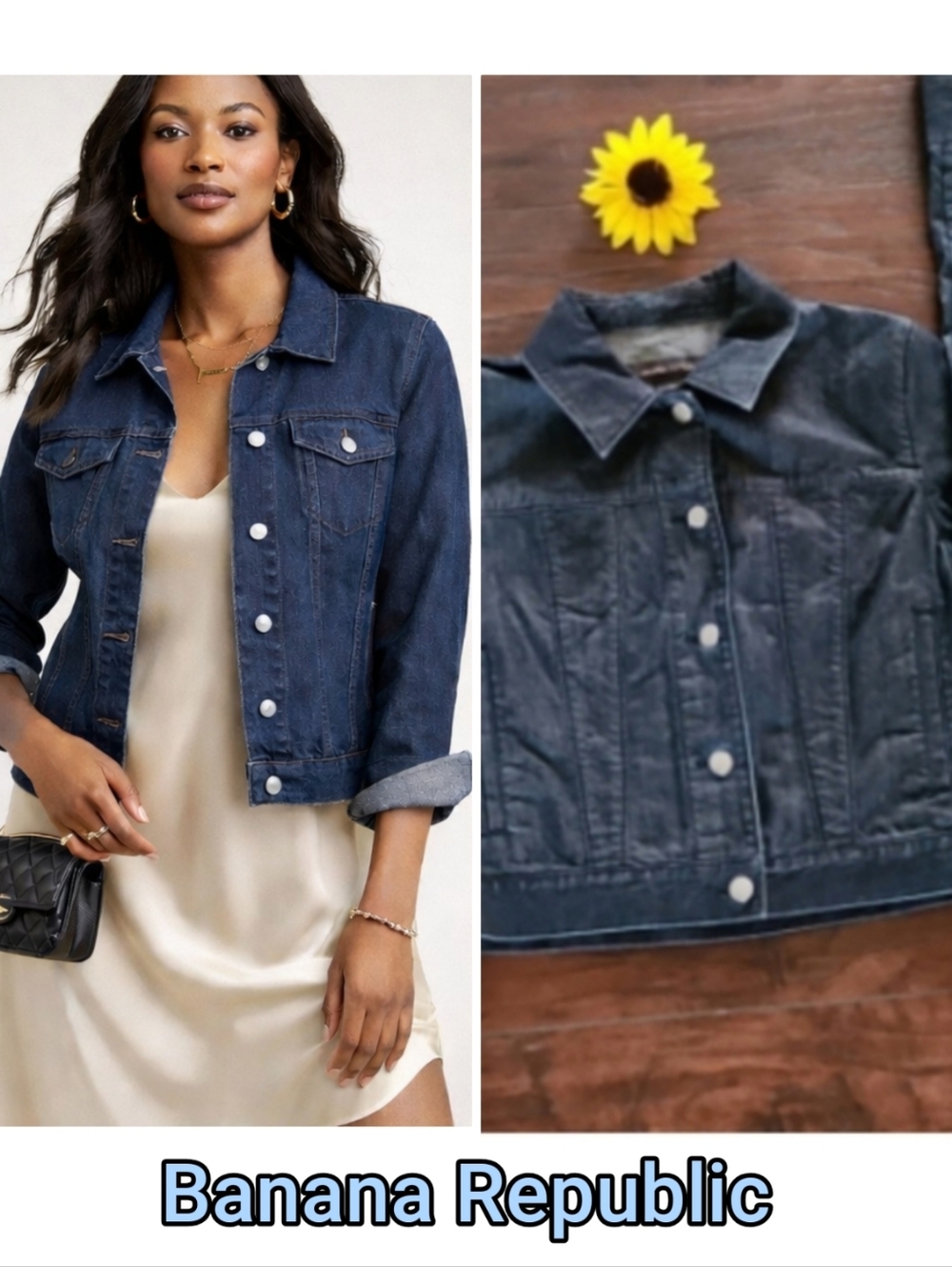 BANANA REPUBLIC DENIM JACKET 🍓